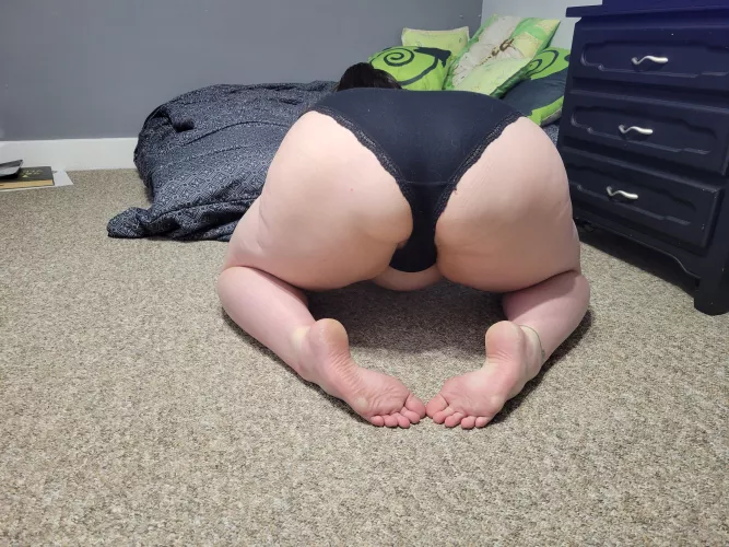 black full back cotton panties with lace  by ZoraMaySilver