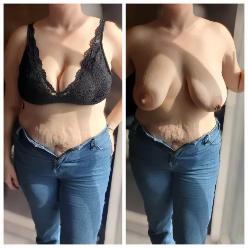 Bra hiding the truth :O by Ancient-Metal-9776