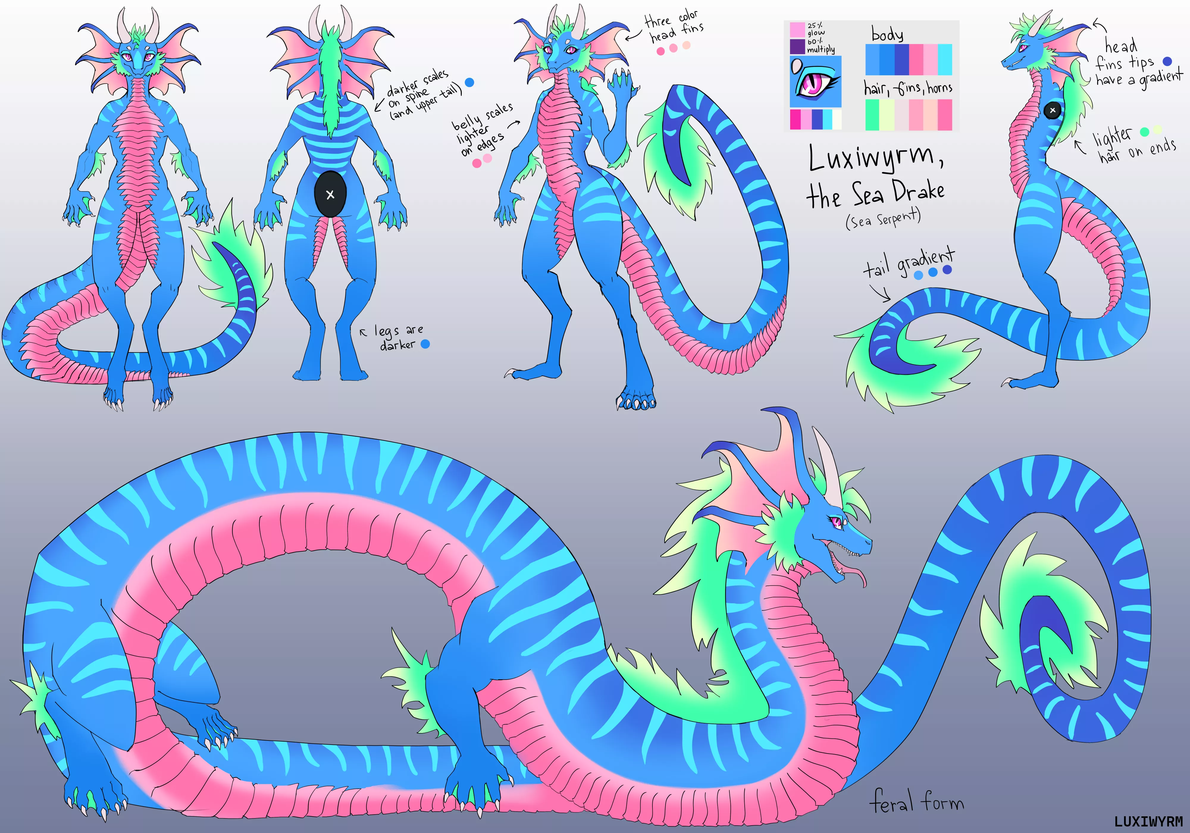 finally made a ref sheet for my pfp girl lol posted by luxiwyrm