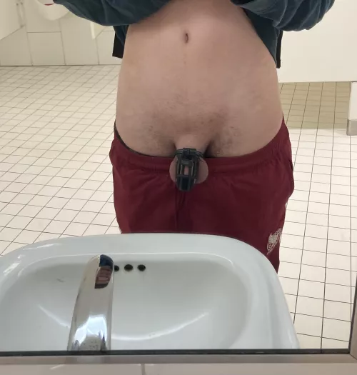 Finished my last exam all locked up :3 by NickleFemboy