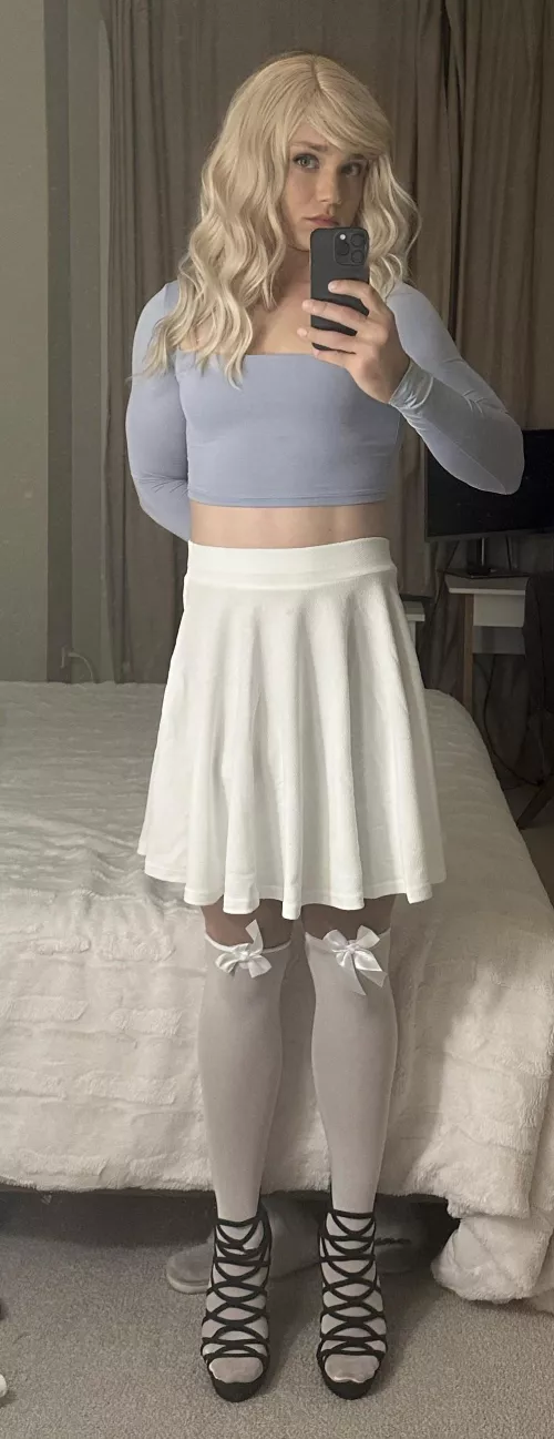 First time wearing a skirt 😅 by MissyGirl2