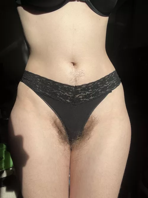 I love how undies can’t cover my bush by pains_grey