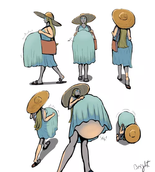 {image} Girl in summer dress by me, Bright by JulienBrightside