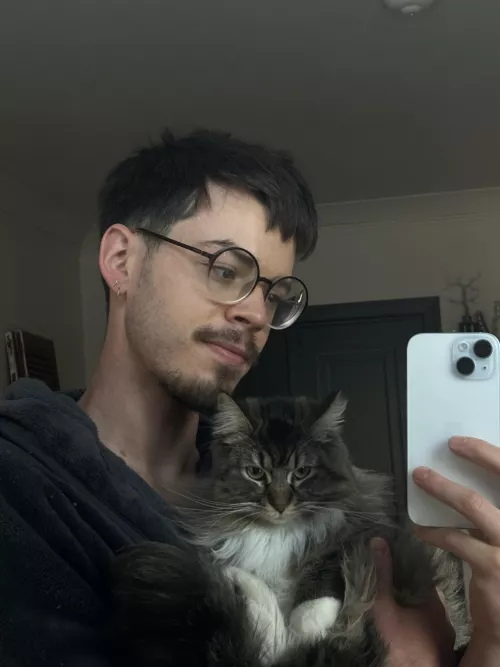 My baby girl and I. by Alone_in_my_studio