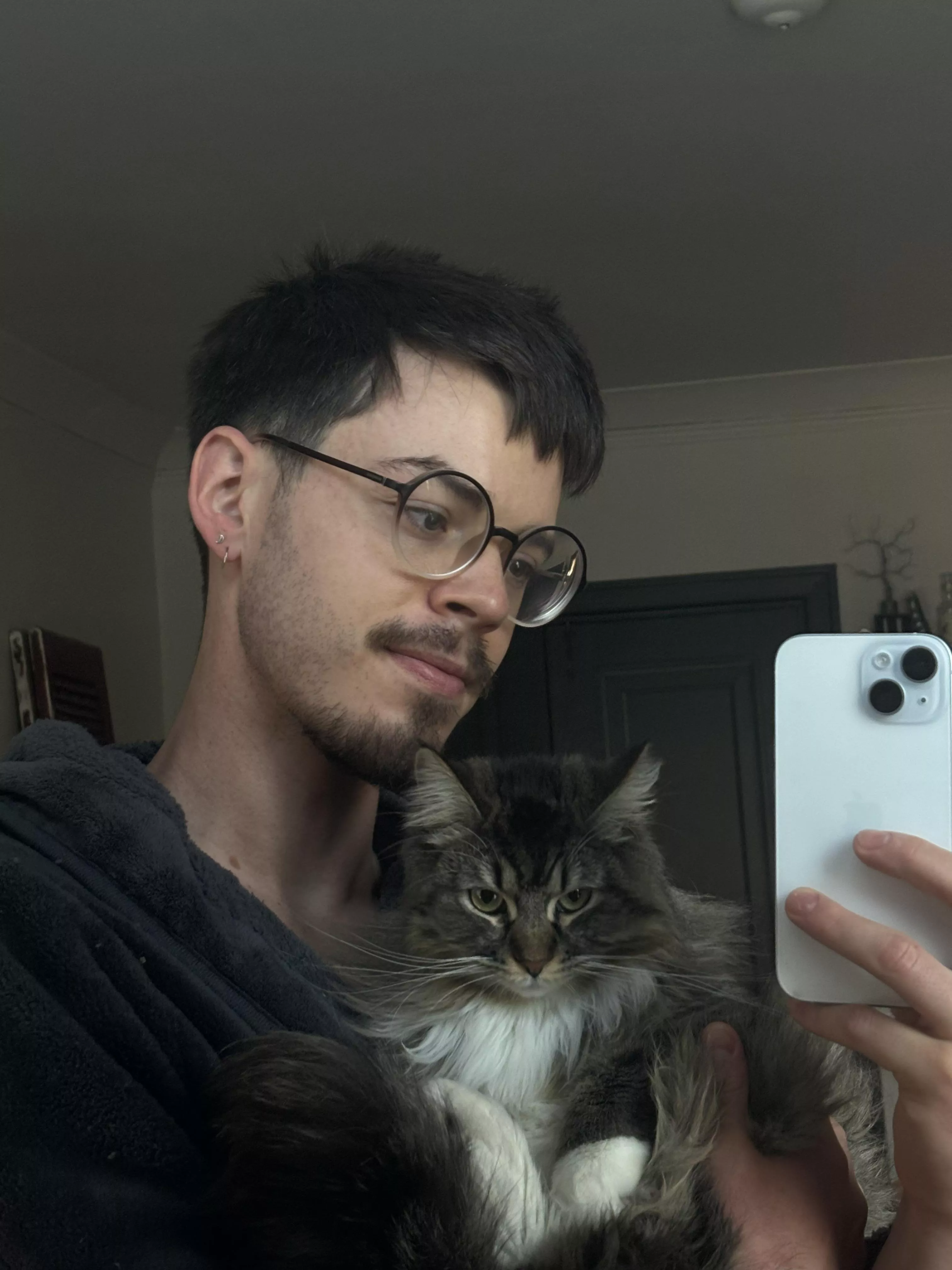 My baby girl and I. posted by Alone_in_my_studio