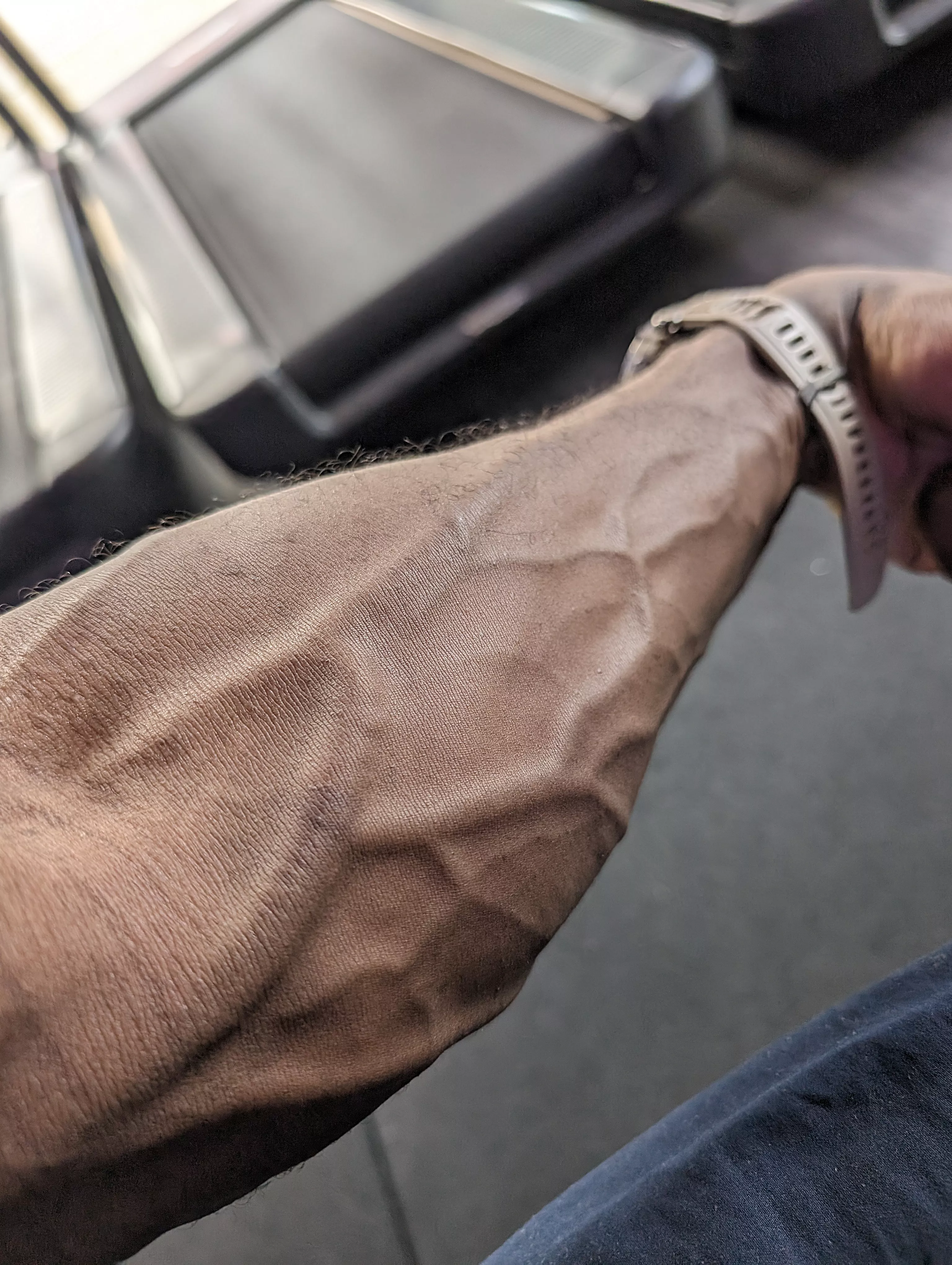 My forearms in the gym posted by Drhawhaw