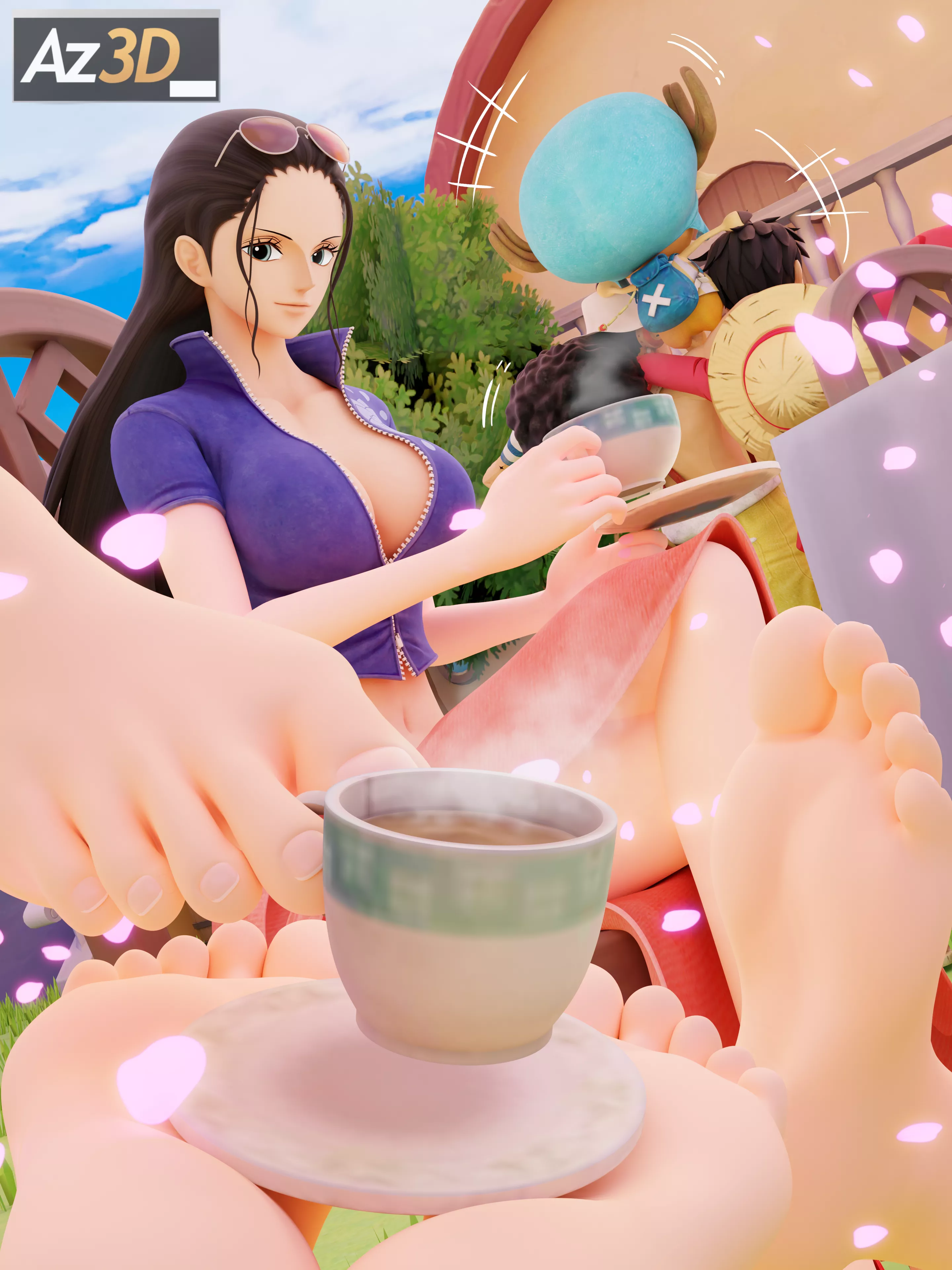Nico Robin (One Piece) [Artist: Az3D] posted by ComaOfSouls