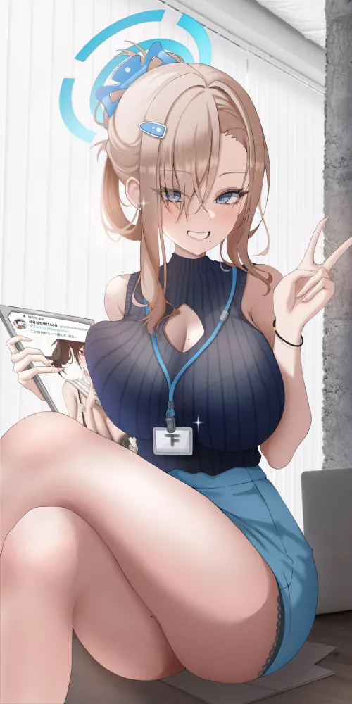 Office Lady Asuna  [Blue Archive] by CheetahSperm18