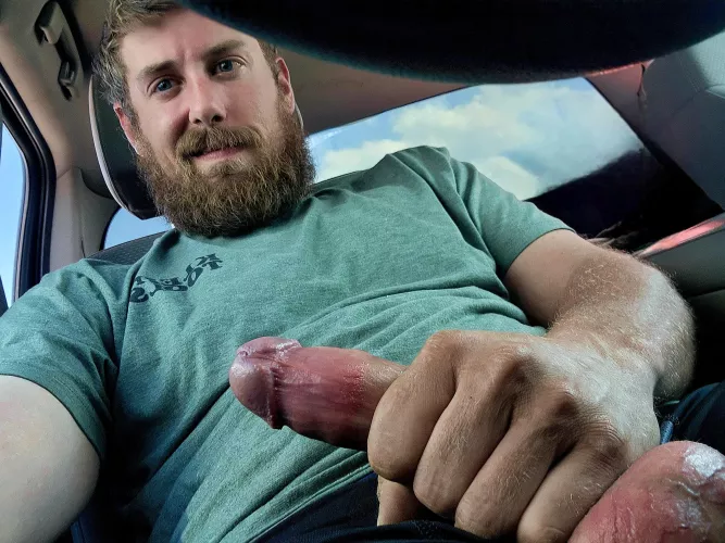 Post work selfie on a Monday, who wants a ride home!? by foxrideral