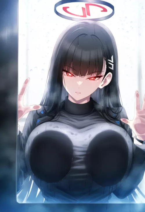 Rio pressing towards the Glass [Blue Archive] by CheetahSperm18