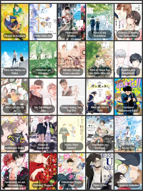 Some of my favorite BL series I would like to see animated in future by dododomo