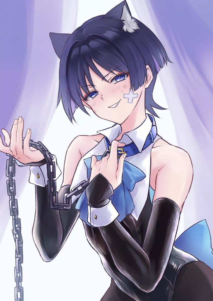 Sooo, will you take my leash ? posted by PuppyFemboy-