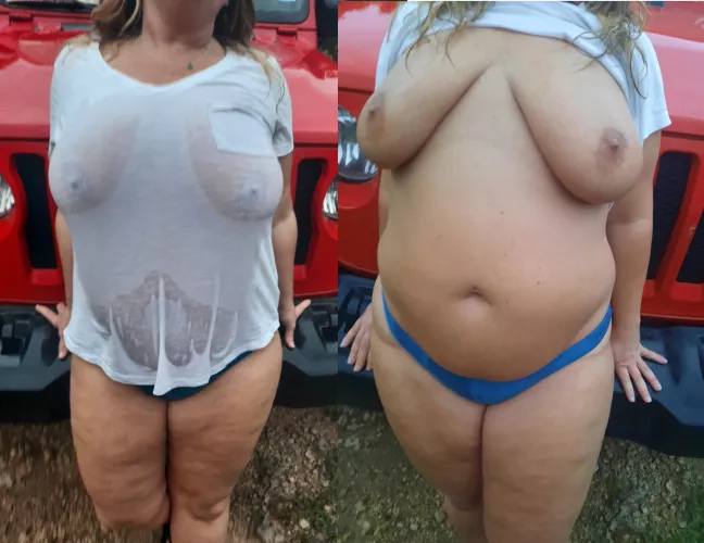 Wet Tshirt On or Off? by Salaci0usSkivvies