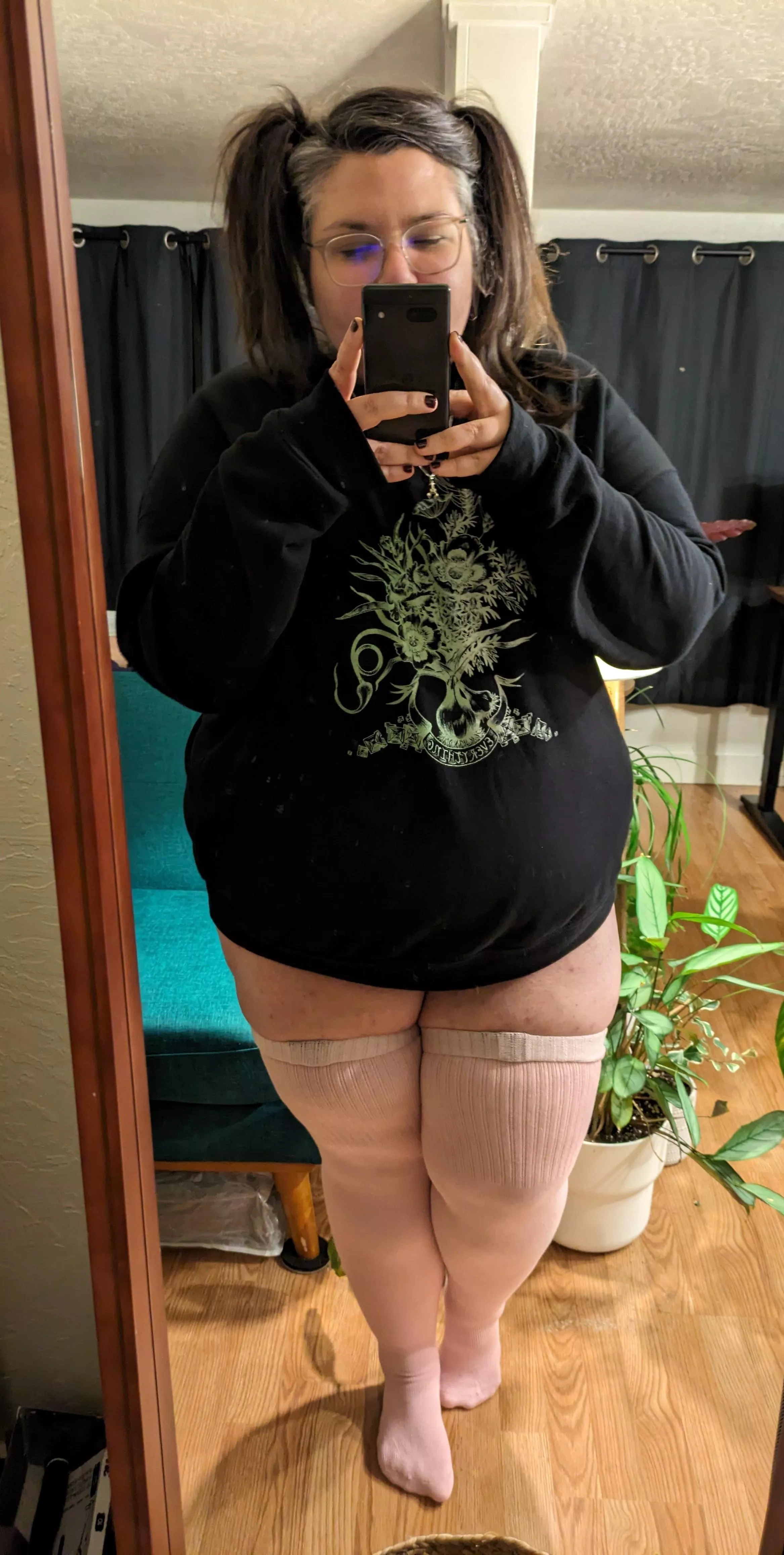 Who wants to use my pigtails like handlebars?  posted by pretendthyme