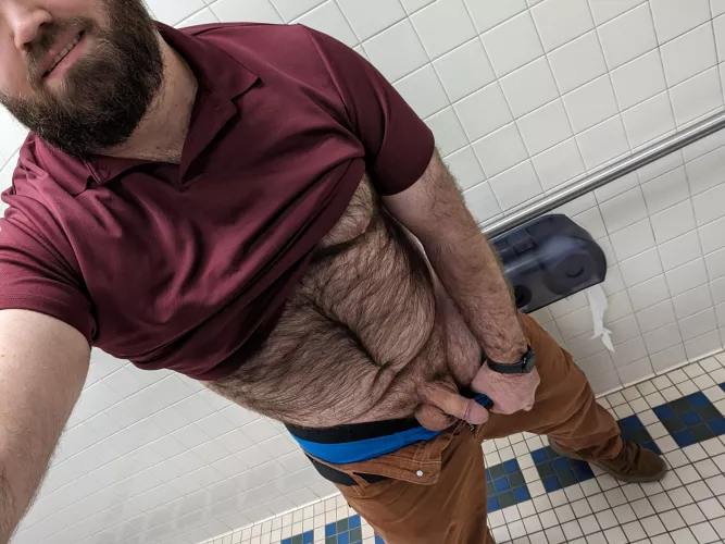 Work got busy yesterday so I forgot to post pictures. Doesn't mean I didn't sneak off to the bathroom to take em though. 😏😈 by BeardedAnonnn