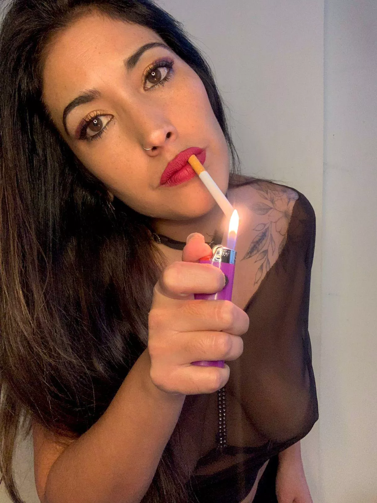 would you date a girl that smokes more than you? ;) posted by sweetsophie01