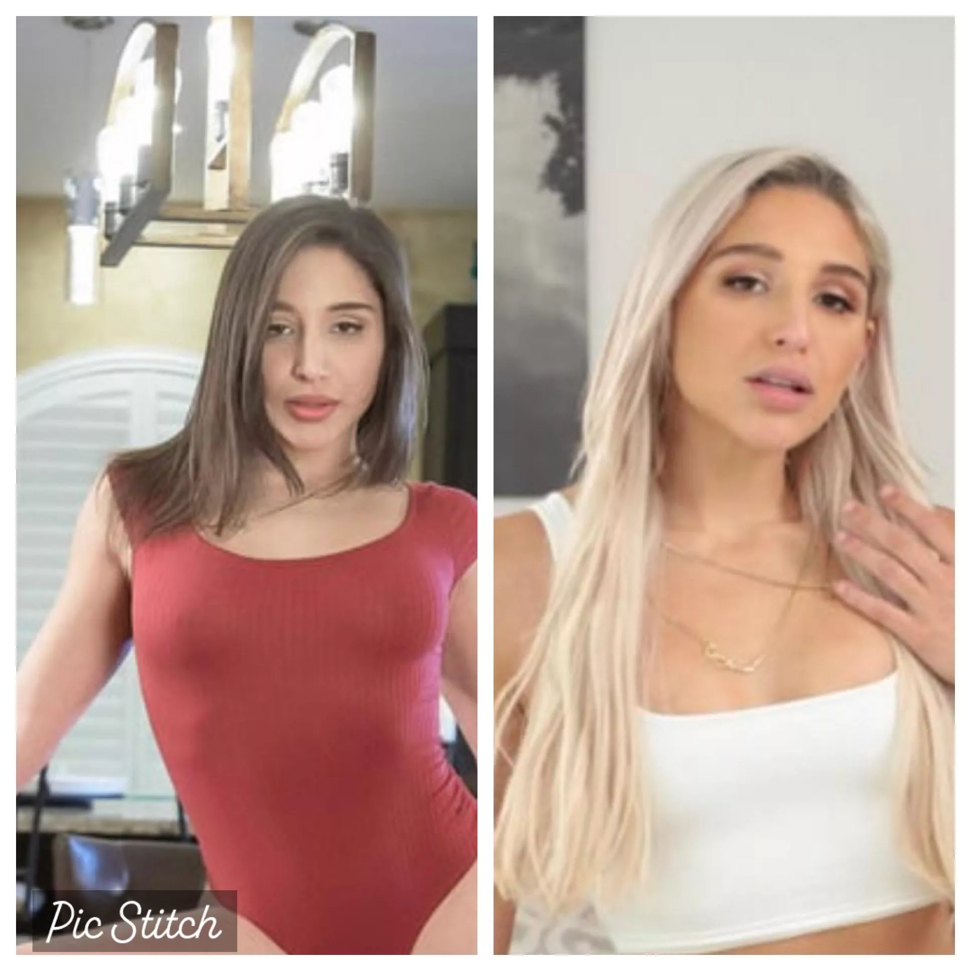 [Abella Danger in brunette] vs. [Abella Danger in blonde] posted by Inananana