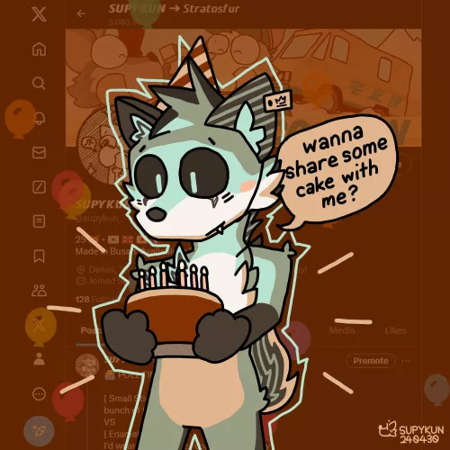 birthday foxo by supykun