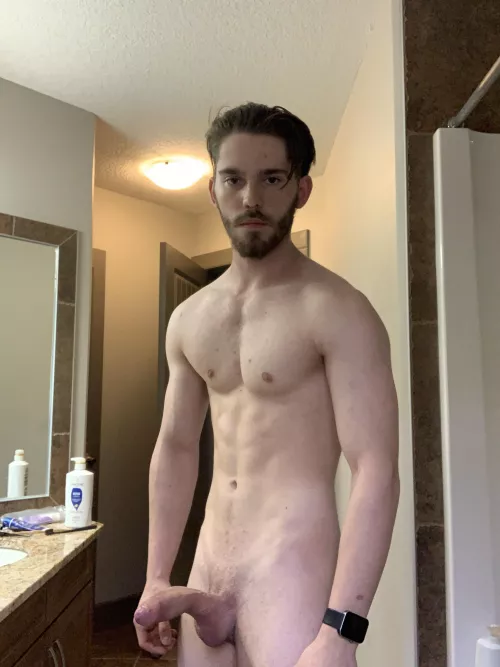 Bout to get in a shower by Sasyquatch112