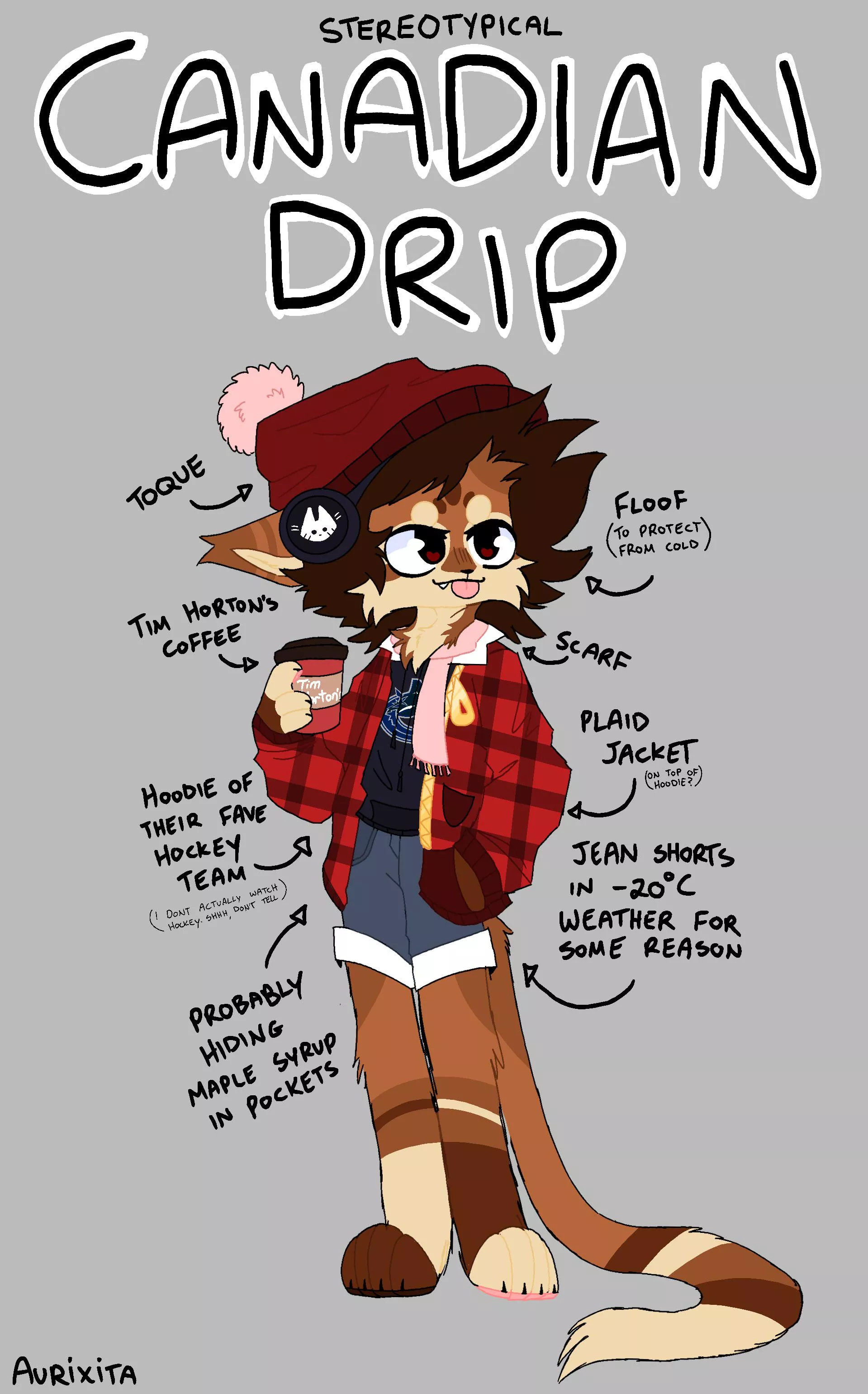 canadian anatomy featuring my sona [OC] posted by _Aurixita_