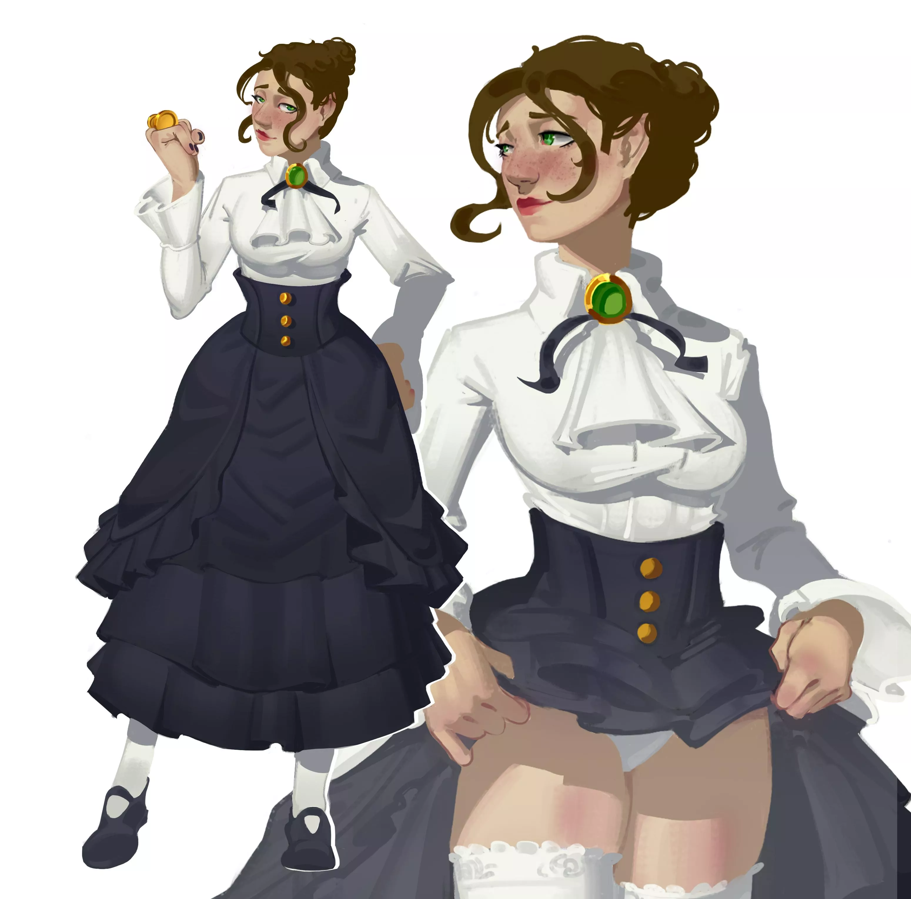 [For Hire] Hello! I do OCs, Fan art, D&D, and NSFW - DM me - 4/5 SLOTS posted by Sabethai