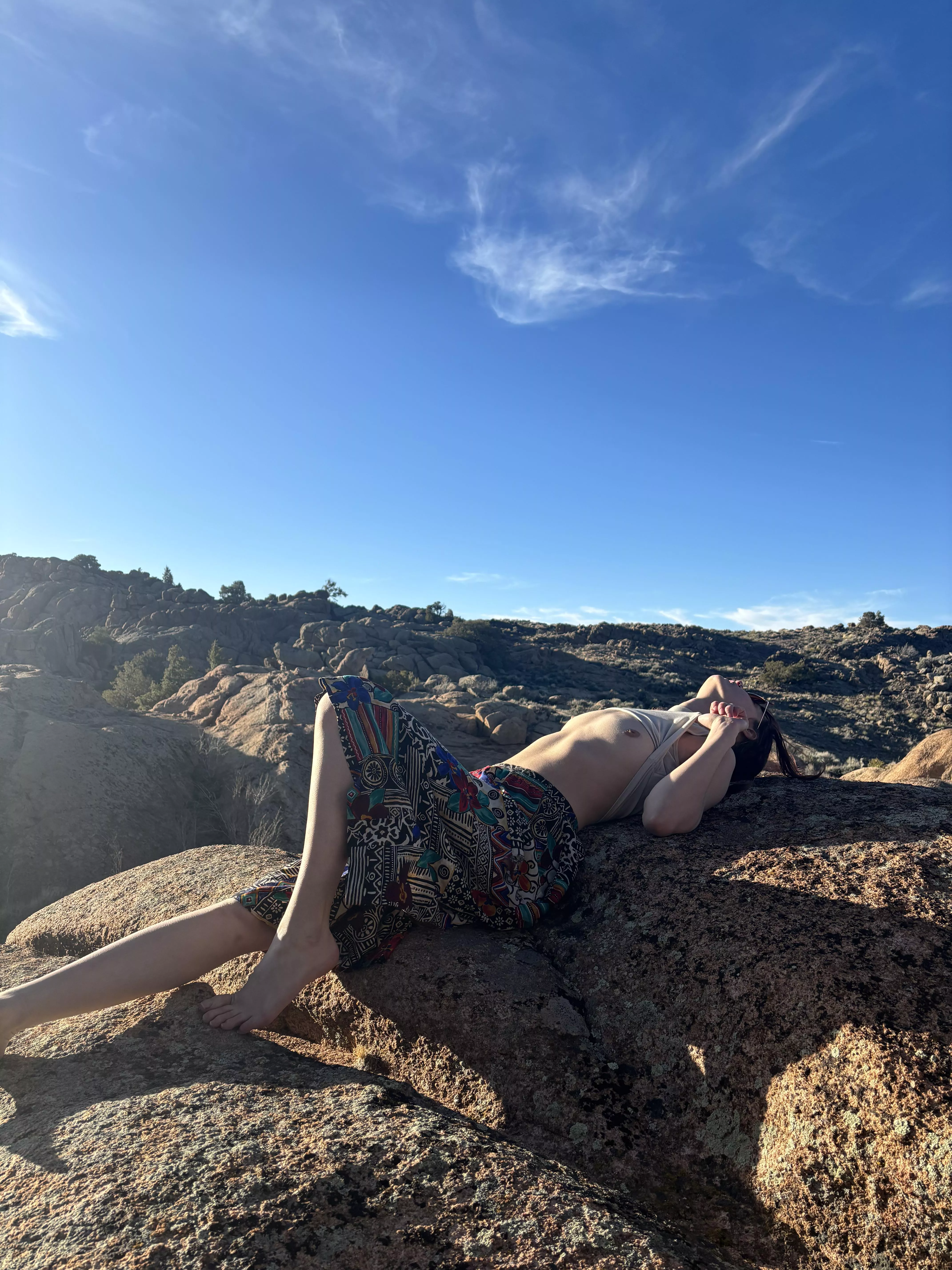 Just wishing someone would take me on this rock 😆 posted by MissNickyRose