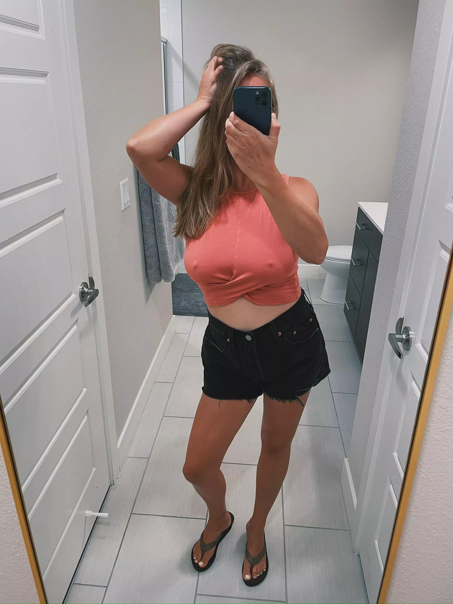 My nips are always hard. Makes going braless quite a spectacle. posted by Sunny-DD