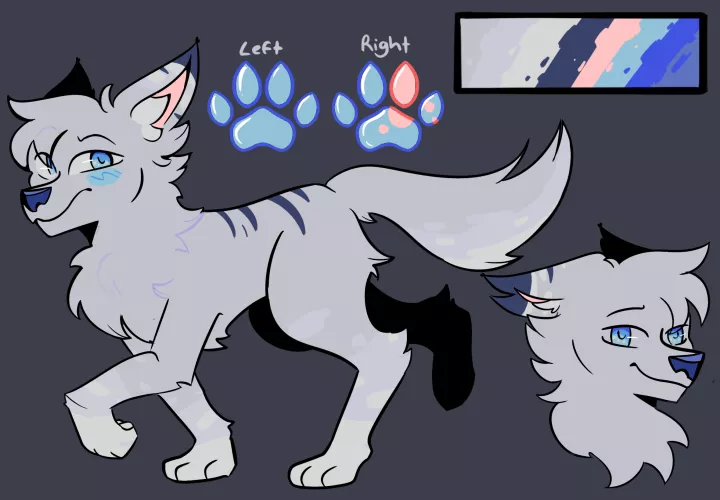 My third fursona ! by Sparkel_Boi_101