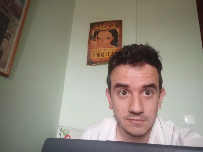 Nico Robin and me, lol  by Axaxou