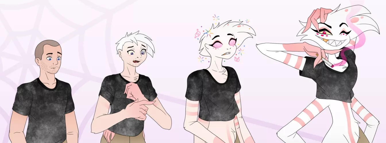 Slowly turning into angel  by thegrimreaper66665