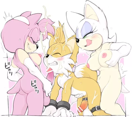 Tails getting covered in hot cum (erosuke) by Flat_Elk_6408