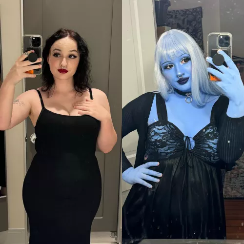 transformed myself into a plastic blue sex doll by alittlesage