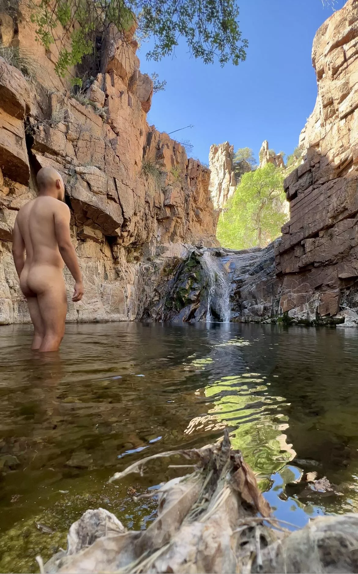 When you have a waterfall to yourself you take full advantage, right? posted by davidngl