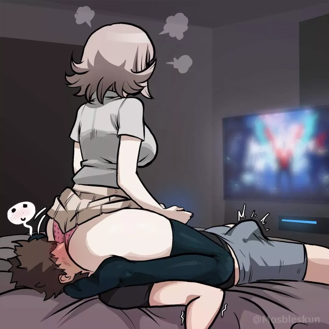 Who doesn't love a good face sitting while playing video games. posted by Longjumping_Fig_1460