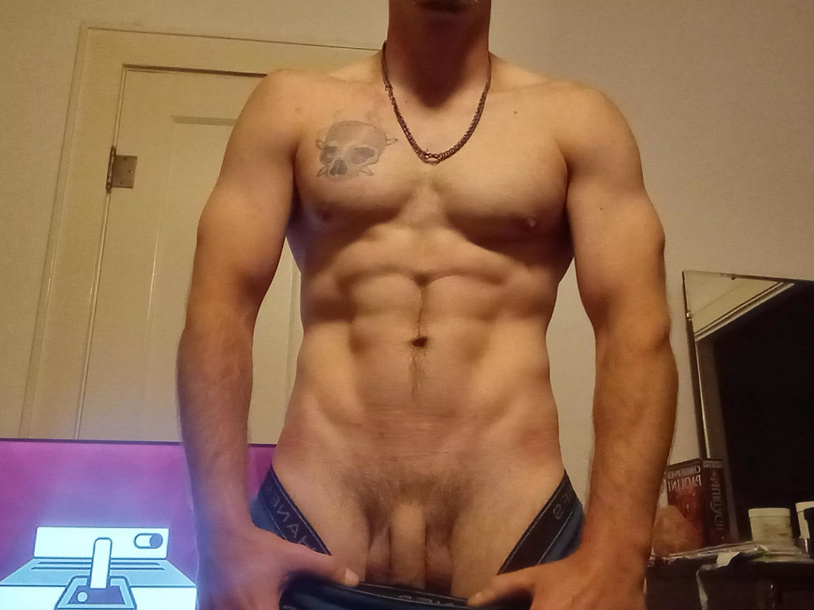 Who wants to see me gag on my own, rock hard dick? 🥵 posted by SteveStiffer