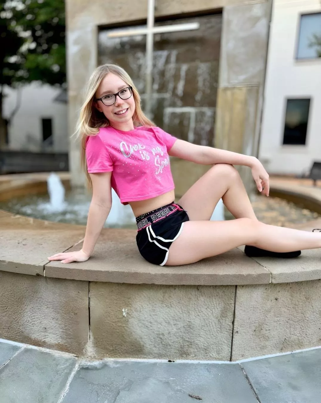 Cute girl in Black shorts posted by yia_yia_and_pappou