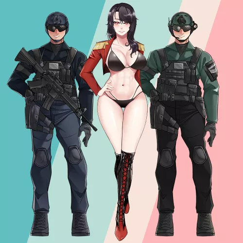 General Vera and her goons are ready to make the heroine get into some trouble~ by ArthurKord