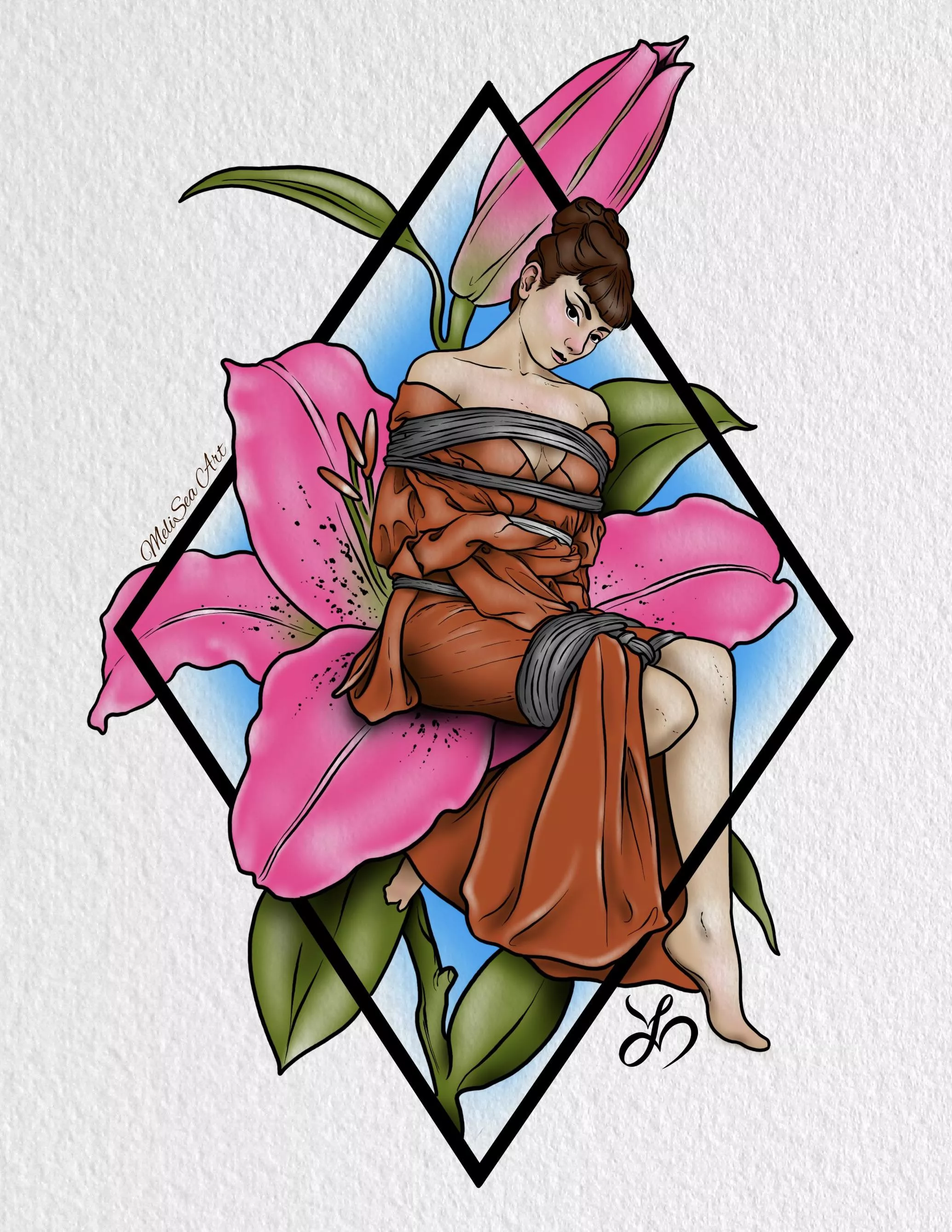 Lily Lover, drawn by me posted by MsDiFloria