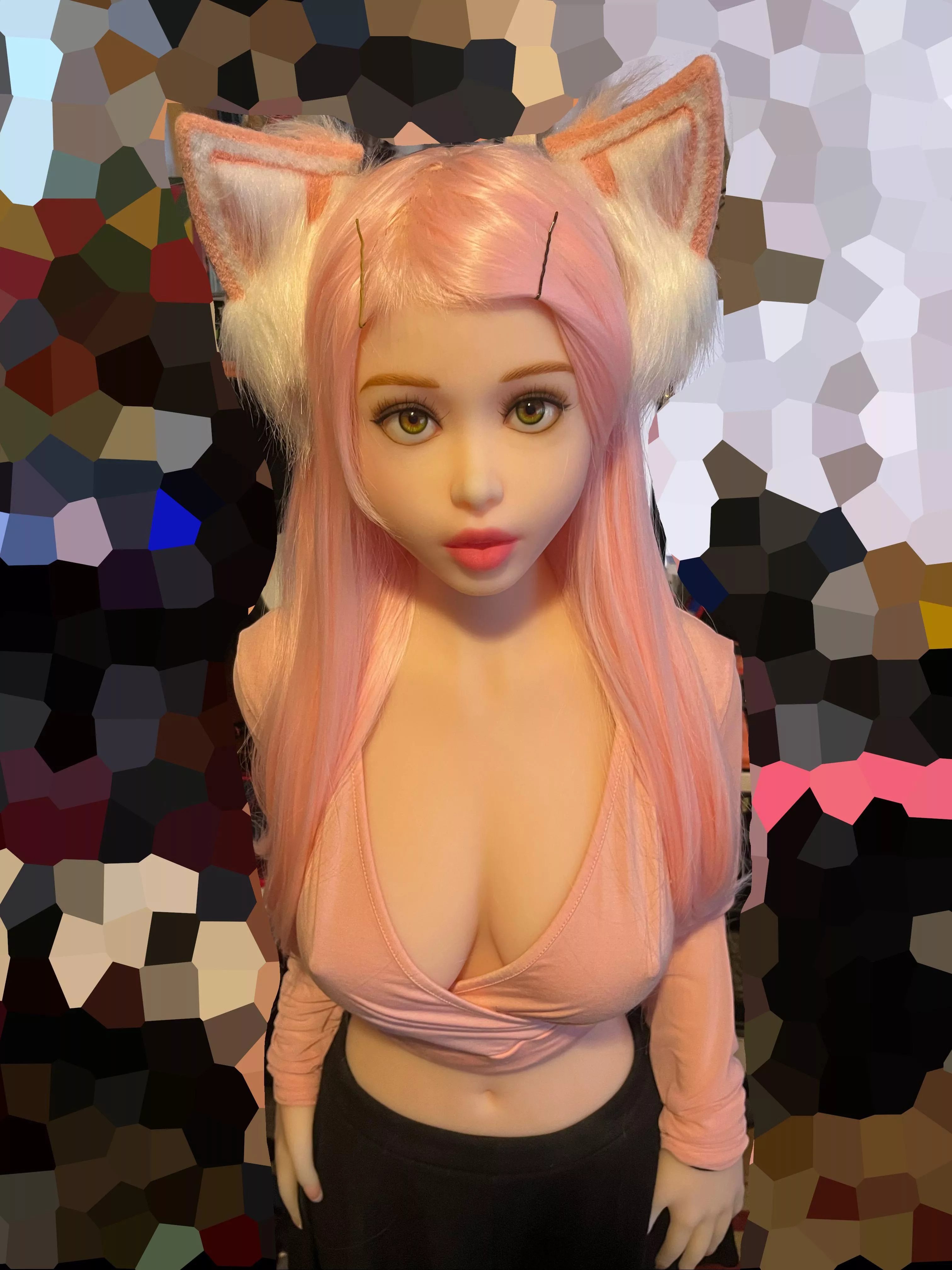 my cotton candy fox posted by thicclubber