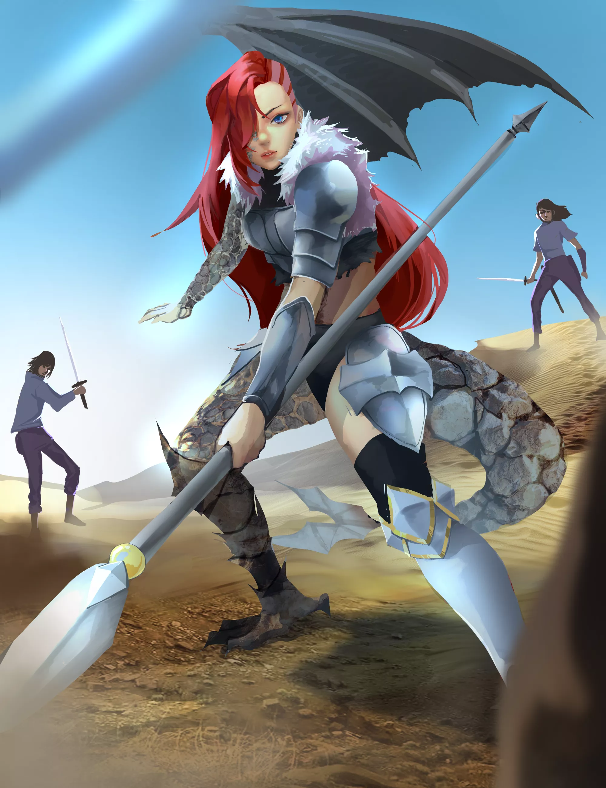 Silver Glaive, the Wounded Guardian posted by Calderwasser