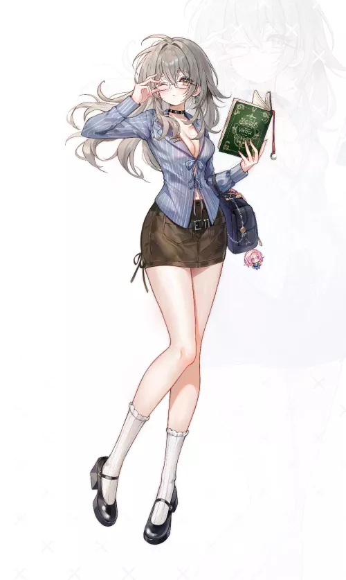 Bookworm Stelle [Honkai Star Rail] by CheetahSperm18