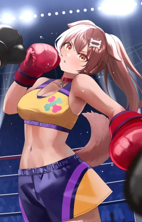 Boxer Korone [Hololive] by A_MASSIVE_PERVERT