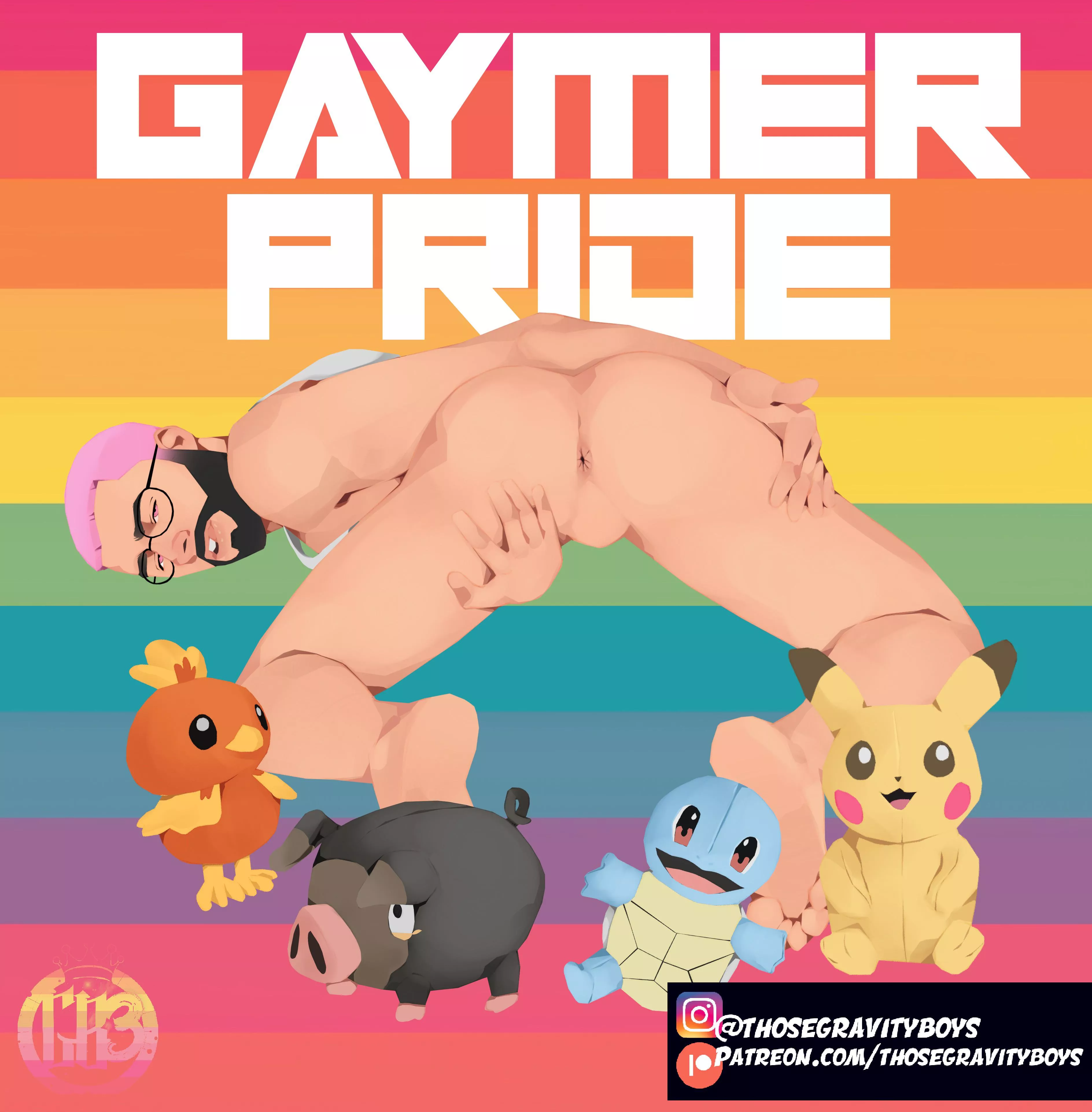 Ezra is celebrating his gaymer pride this month by showing you his game slot 🏳️‍🌈 posted by thosegravityboys