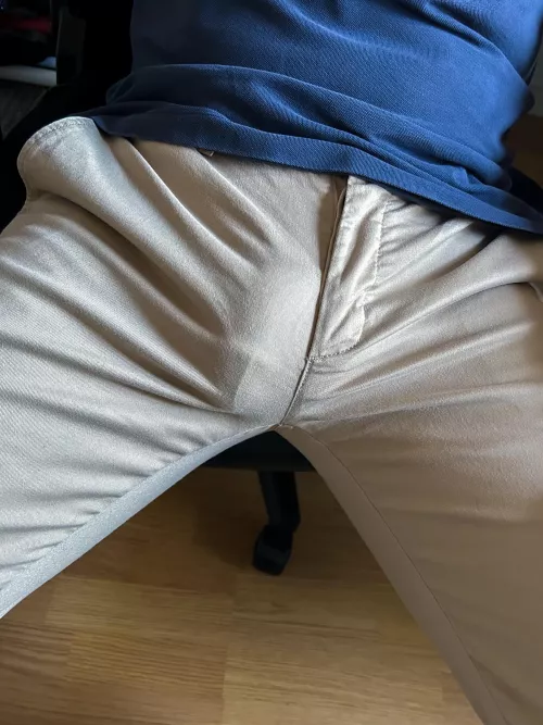 Gonna be difficult to hide if I get hard...  by luke-is-at-work