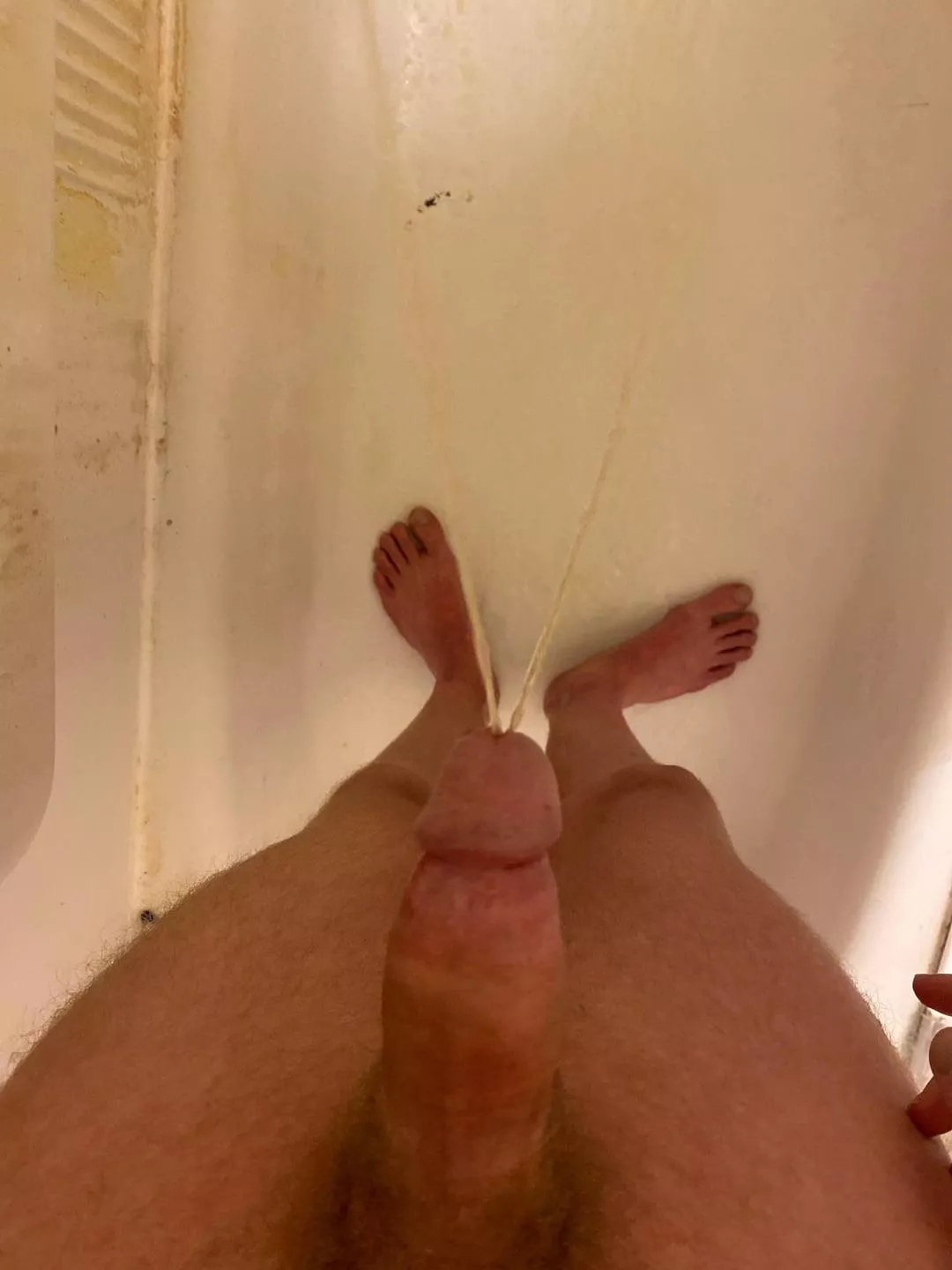 Had to go so bad my stream split in two posted by [deleted]