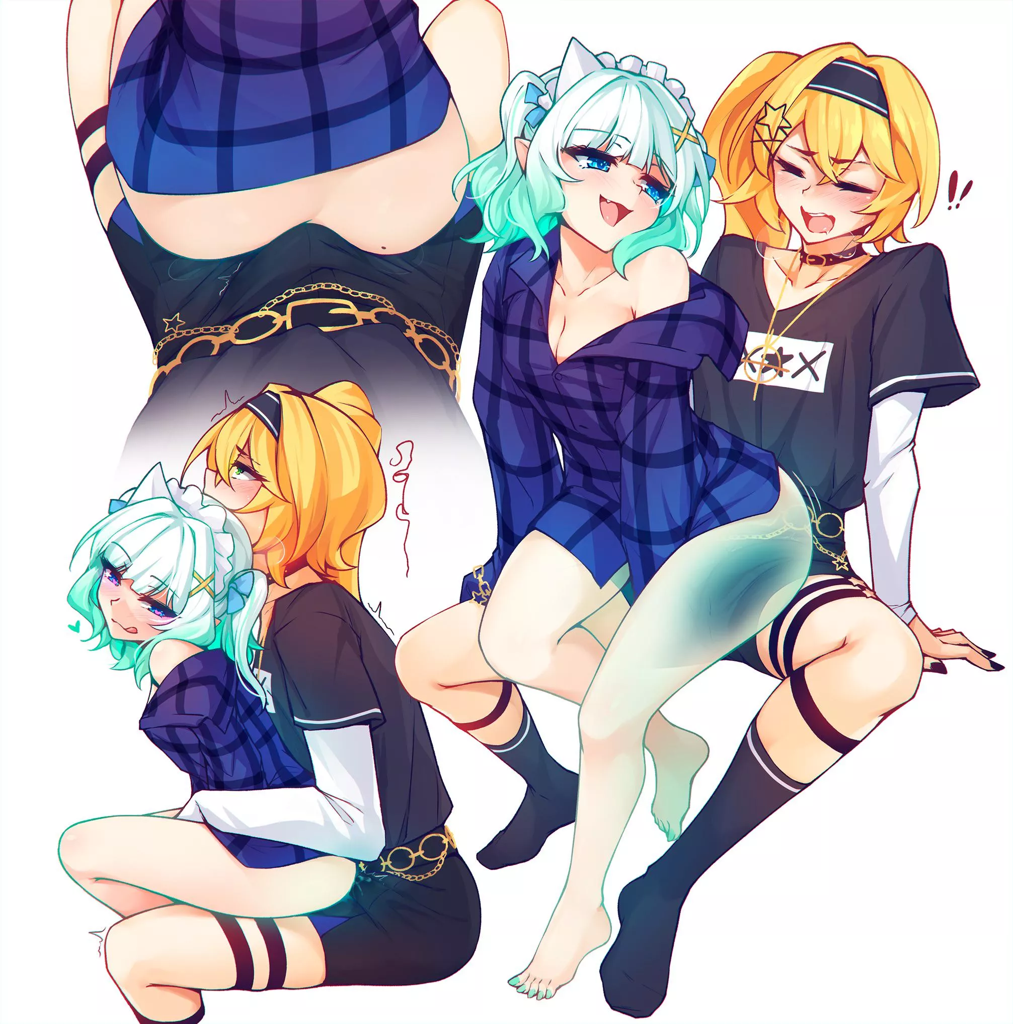 Maidmint being a tease (ricegnat) [Vtuber] posted by DoctorHeliolisk