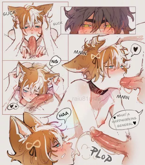 Please, give me my reward for being a good pet. by Talin756