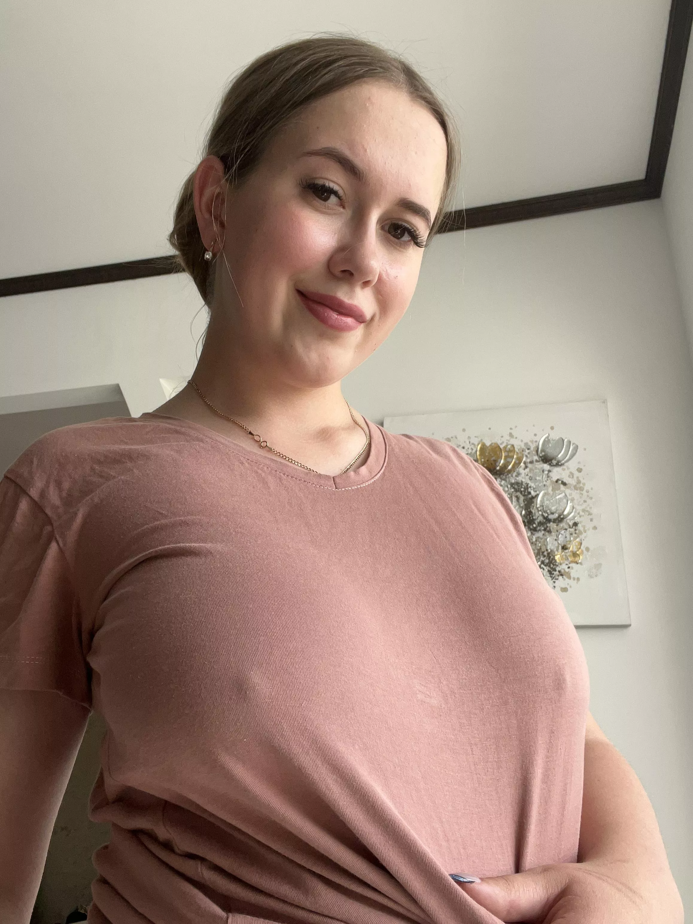 The morning began with hard nipples posted by Ninteb