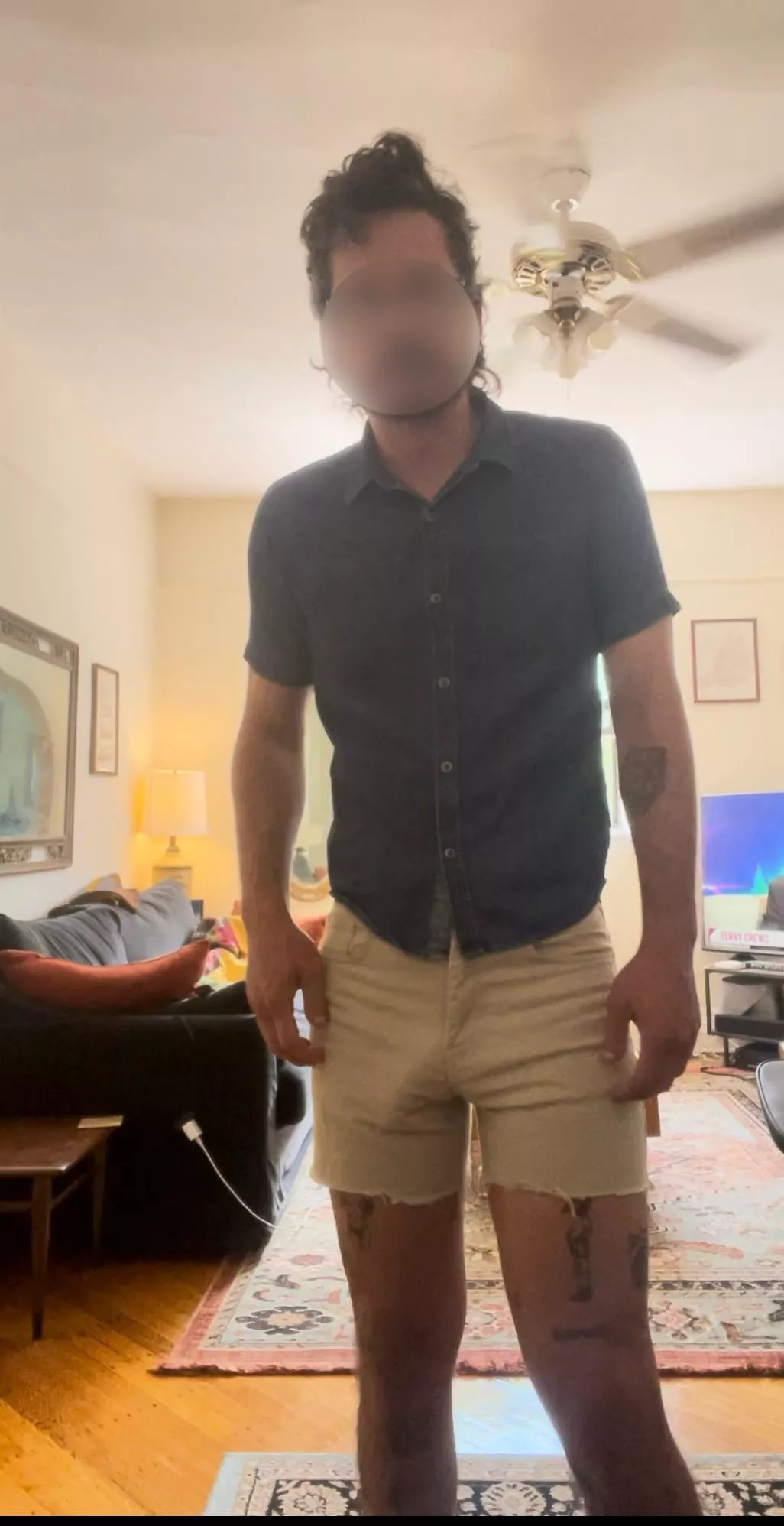 Very tight shorts posted by unforskinnedcircumst