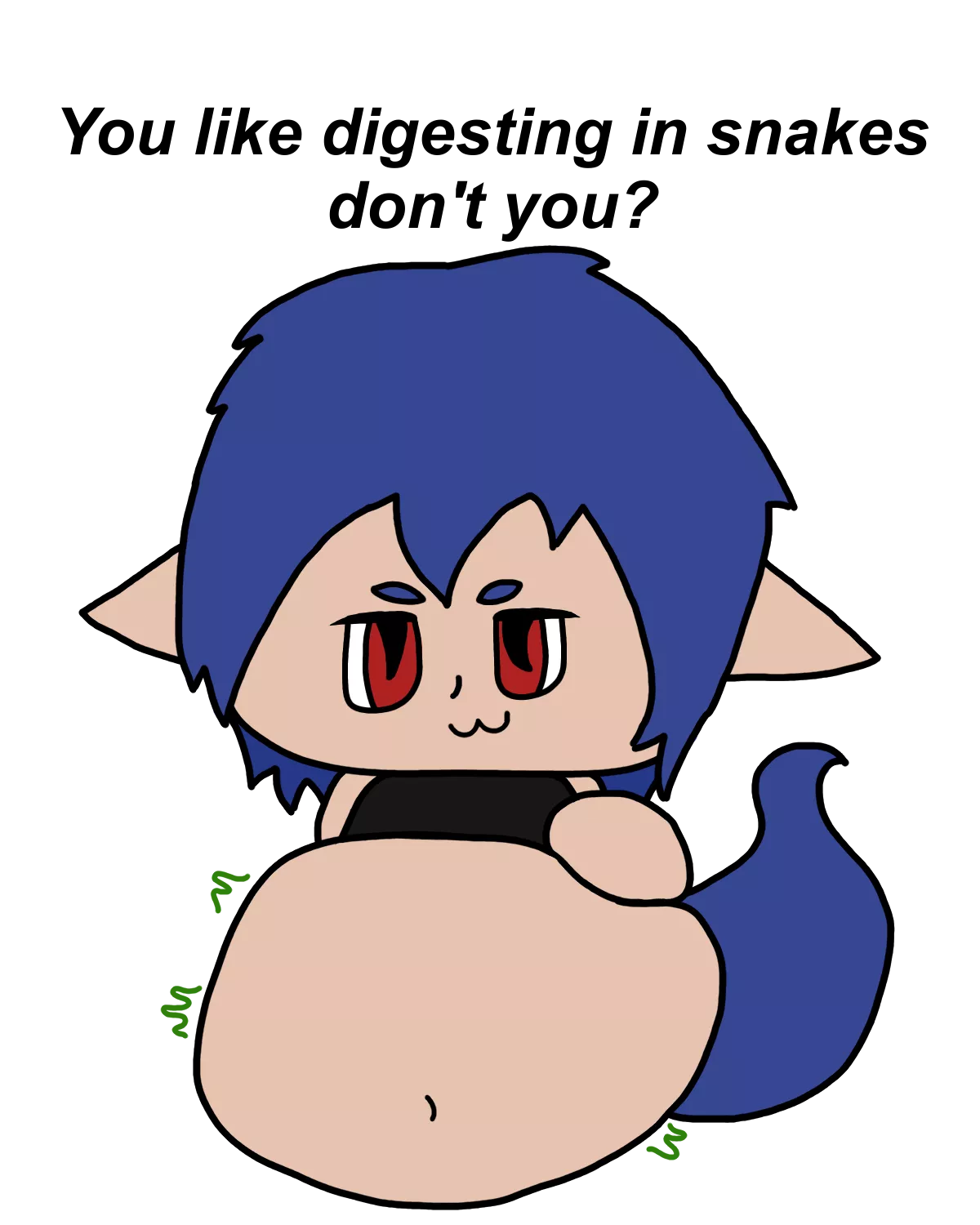 {image} I am just a silly little boy churner~ I love churning up boys into snake fat and slush~ art by Princethefirst posted by Maikeru6